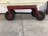 20 Bushel Poly Feed 4 wheel feed cart