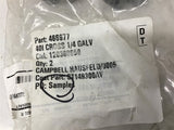 40I cross 1/4" Galvanized Steel Pipe Female Cross lot of 2