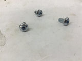 1/4"-20 x 1/2" 6-Lobe Drive Pan Head Zinc Finish Steel Machine Screw lot of 900