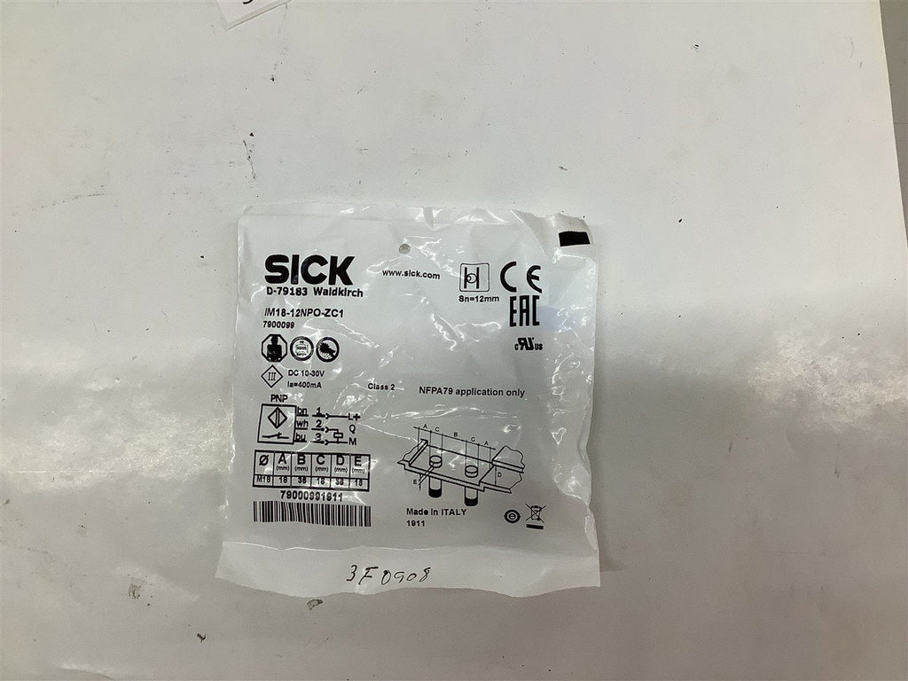 Sick D-79183 Waldkirch IM18-12NPO-ZC1 10-30 V