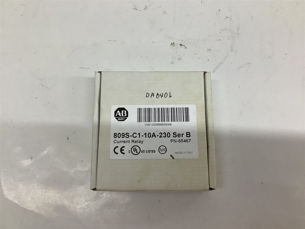 Allen-Bradley 809S-C1-10A-230 Current Relay
