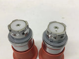 Lovato 8 LM2T B6644 Mushroom Head Push-Button Red Lot of 2