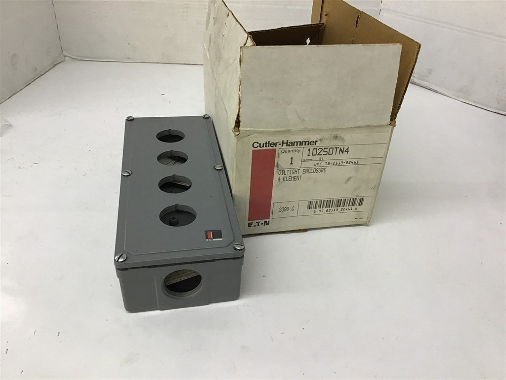 Cutler Hammer 10250TN4 Oil Tight Enclosure 4 Element