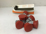 Lovato 8 LM2T B6344 Mushroom Head Push Button Red Lot of 7