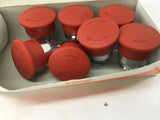 Lovato 8 LM2T B6344 Mushroom Head Push Button Red Lot of 7