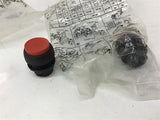 Allen Bradley 800FP-E4 Extended Red Push Button Lot of 2