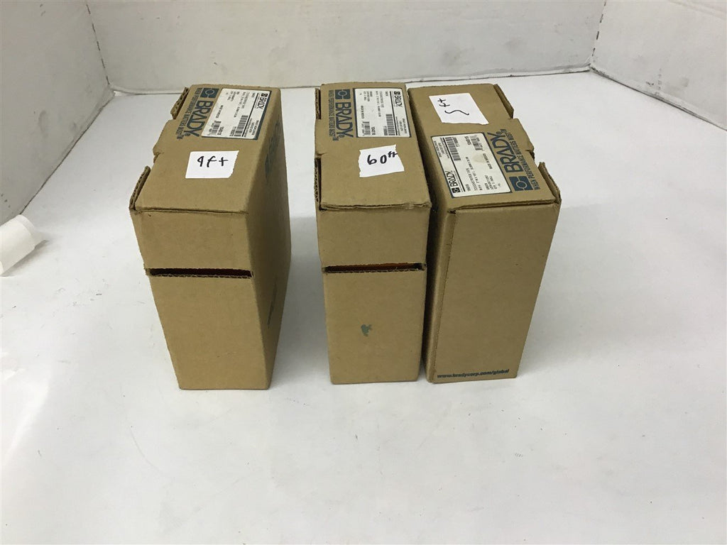 Brady Floor Marking Tape Red Green and Orange Lot of 3