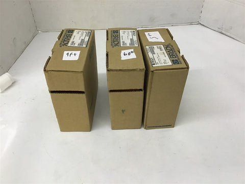 Brady Floor Marking Tape Red Green and Orange Lot of 3