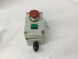 Allen-Bradley 800T-FX D4 W/Enclosure and Green Button