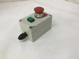 Allen-Bradley 800T-FX D4 W/Enclosure and Green Button