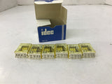 IDEC RH1B-U AC120V Relay 24 Vdc Lot of 6