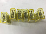 IDEC RH1B-U AC120V Relay 24 Vdc Lot of 6