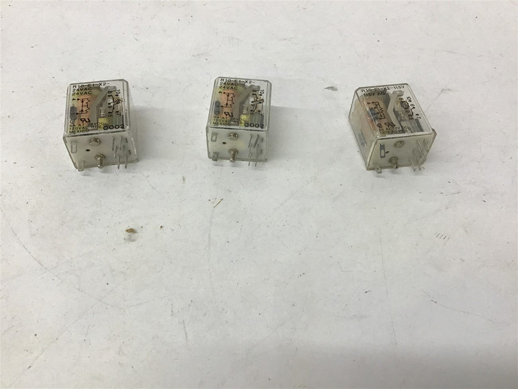 Potter & Brumfield R10-E1X2-115V 115VAC 5A Relay Lot of 3