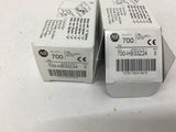 Allen Bradley 700-HB33Z24 Ser E Control Relay 24V Lot of 2
