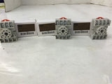 Dayton 5X852 Relay Socket Lot of 3