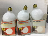 Feit Electric 60 Watt Globe Light Bulb Lot of 6
