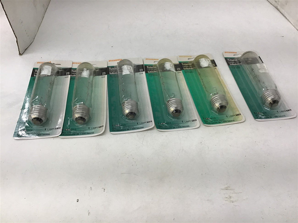 Sylvania T10 Tubular Light Bulb Lot of 6