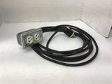 E195124 Industrial Grade Outlet Plug 15 Amp w/ 17' Cord