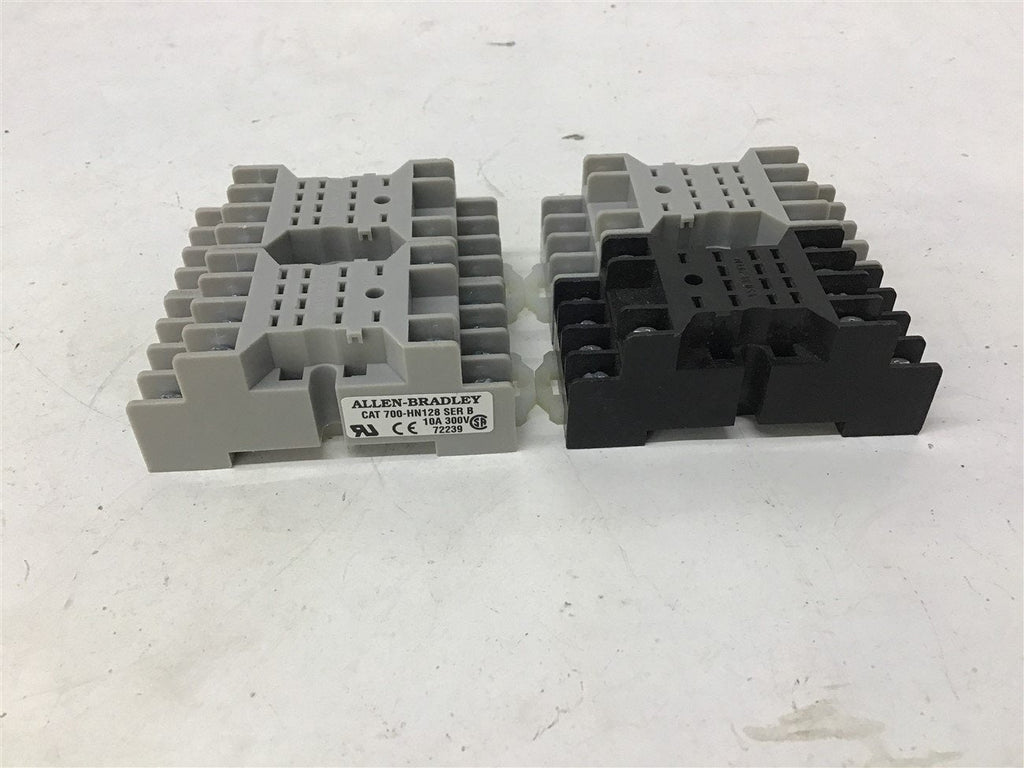 Allen Bradley 700-HN128 SER B Relay Base Lot of 4