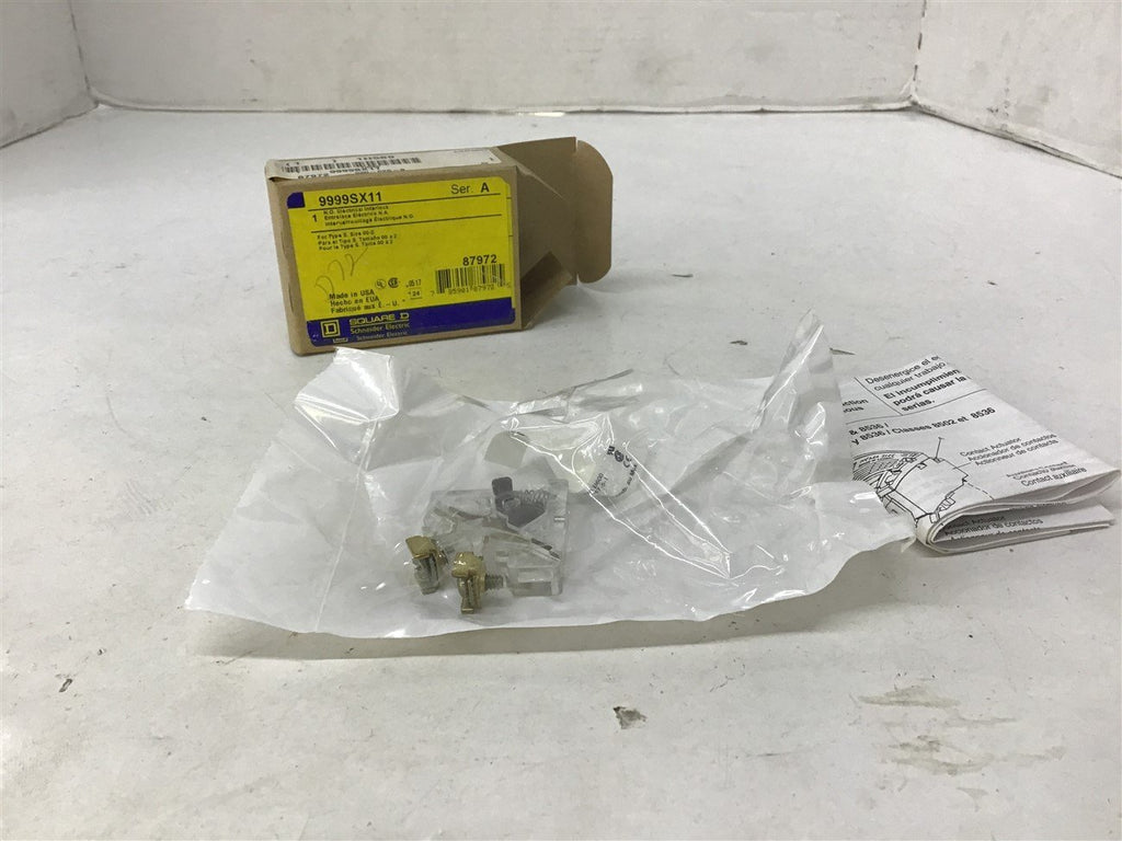 Square D 9999SX11 Auxiliary Contact Kit