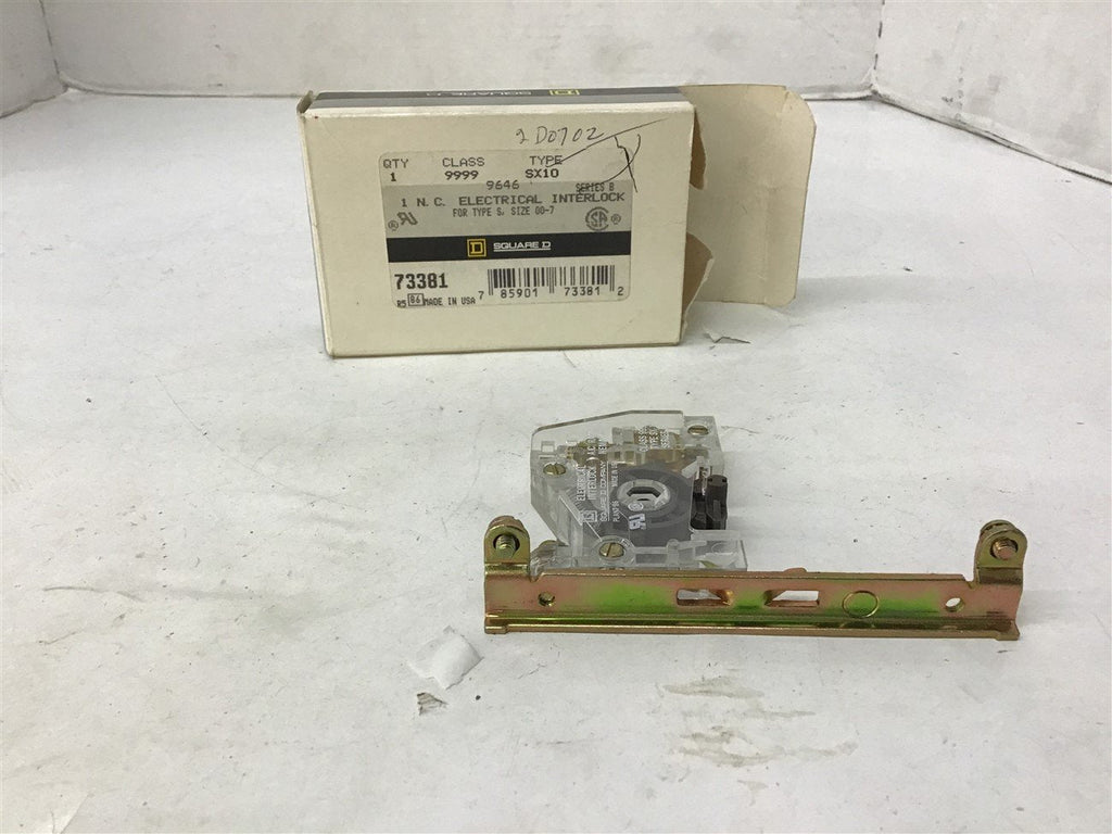 Square D Electrical Interlock 9999SX10 9999 SX-10