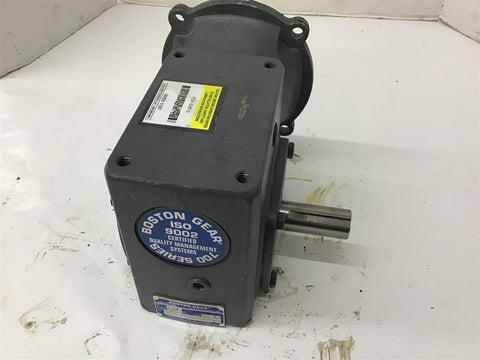 Boston F721-10-B7-6 Ratio 10:1 Left Angle Gear Reducer