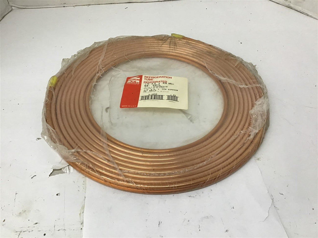 Mueller D-4050 50 ft. Soft Coil Copper Tubing 1/4" OD x .030 Wall