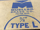 Mueller Copper Water Tube Type L 3/8" 60' Coil