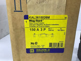 Square D KAL3615026M Circuit Breaker 150 Amp 600 Volt