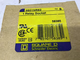 Square D 8501NR52 8 Pin Relay Socket Lot of 5