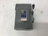 Square D DU-221-RB 30 Amp Safety Switch 240 Vac Single Phase