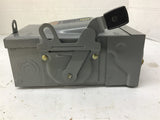 Square D DU-221-RB 30 Amp Safety Switch 240 Vac Single Phase