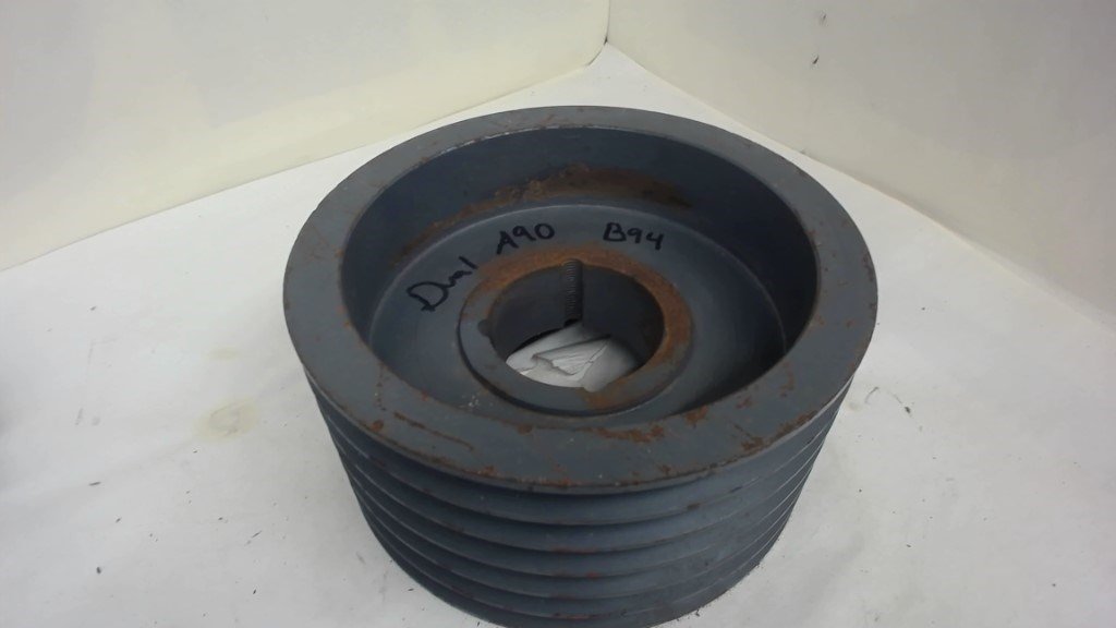 6 Groove Pulley, Uses Tb Bushing, 9-3/4" Od