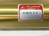 Allen Air A2&1/2X4 Pneumatic Cylinder 2.5" Bore x 4"Stroke