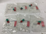 Cutler Hammer E30KK21 Pair K Lens Green Red Lot Of 6