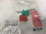 Cutler Hammer E30KK21 Pair K Lens Green Red Lot Of 6
