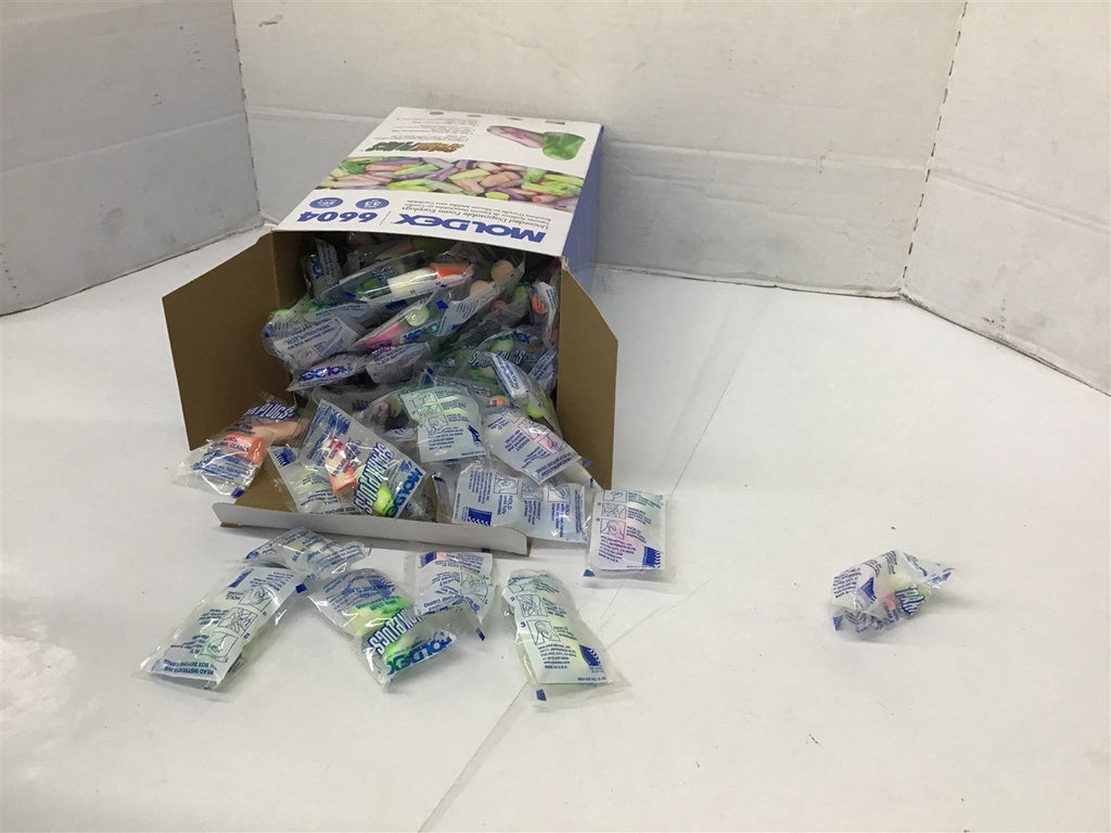 Moldex 6604 SparkPlugs Ear Plugs Lot Of 200 Pair