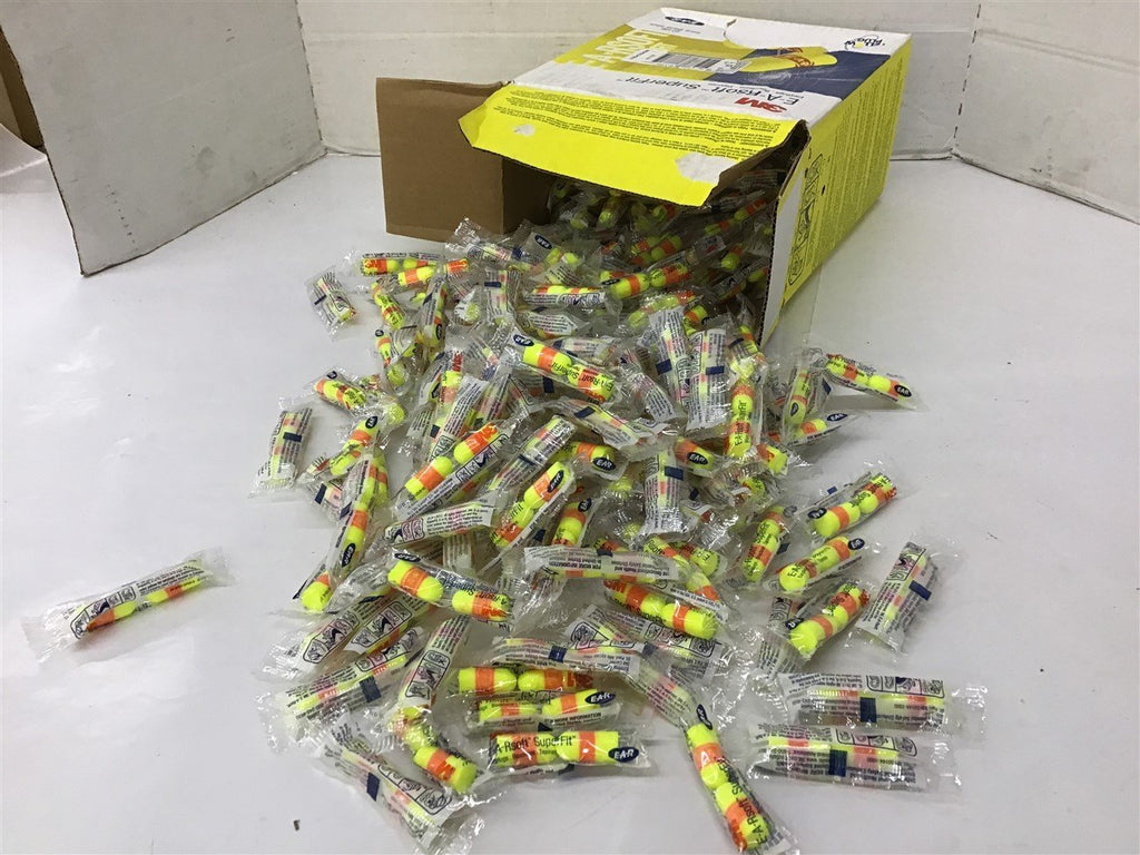 3M E-A-Rsoft SuperFit Earplugs Lot Of 200 Pair