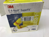 3M E-A-Rsoft SuperFit Earplugs Lot Of 200 Pair