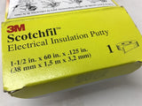 3M Scotchfil Electrical Insulation Putty 1-1/2"x60" Lot Of 2