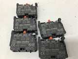 Allen Bradley 800F-X01 Contact Cartridge Lot Of 5