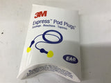 3M Express Pod Plugs Corded Earplugs Lot Of 100 Pairs