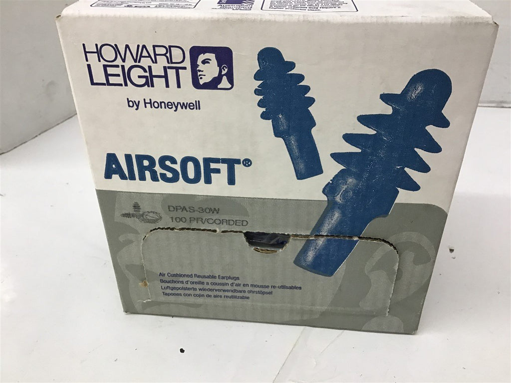 Howard Leight Air Soft DPAS-30W Corded Ear Plugs Lot Of 100