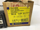 Square D FAL36050 Circuit Breaker 50 Amp 3 Pole 600 Volts