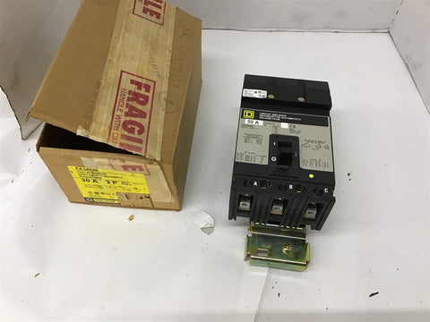 Square D FA34030 30 Amp Circuit Breaker 3 Pole