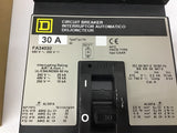 Square D FA34030 30 Amp Circuit Breaker 3 Pole