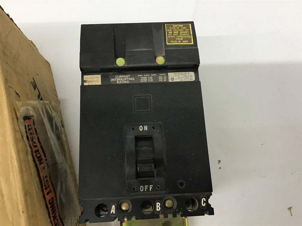 Square D FA-36030 30 Amp Circuit Breaker