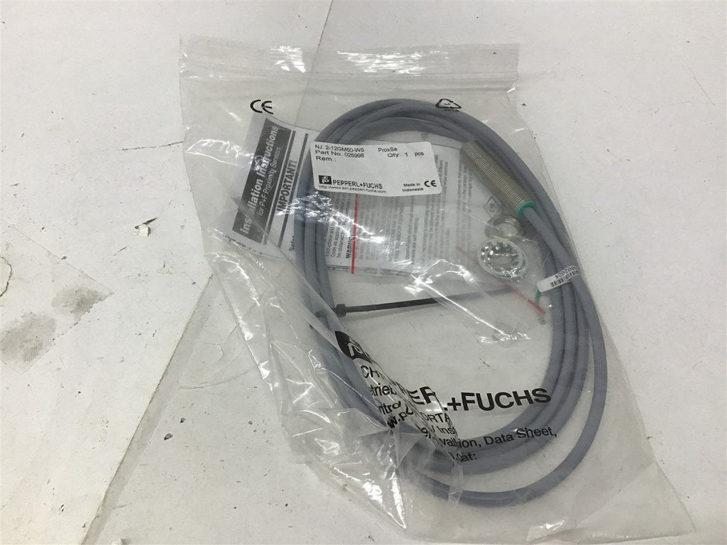 Pepperl + Fuchs NJ2-12GM50-WS Proximity Sensor