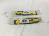 Uline Deluxe Klever X Change Dual Sided Yellow Lot Of 2