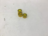 Cutler Hammer 10250TC3N 30mm Yellow Pilot Light Lens Lot Of 3